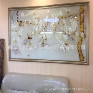 彩色打印機(jī)_淋幕機(jī)uv彩色打印機(jī)影視墻固化機(jī)平面板上光