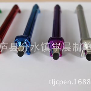 電容手寫筆_供應(yīng)時(shí)尚創(chuàng)意小狗觸控筆uv鍍觸屏筆小狗電容