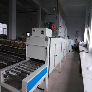 五金噴涂線_五金無塵噴涂線熱風(fēng)隧道爐隧道烤箱