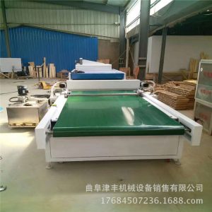 背景墻瓷磚上光油機(jī)_電視背景墻瓷磚上光油機(jī)uv壓膜亮油