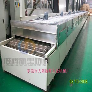 烘干流水線_廠家熱風(fēng)循環(huán)紅外線隧道爐高溫網(wǎng)帶烘干流水線