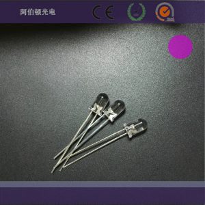 紫光燈珠_365uvled燈珠紫光頭5mmf5燈珠大功率紫光365-370nm紫色