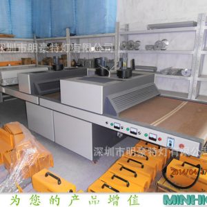 皺紋3燈_絲網印刷UV機現貨供應帶皺紋3燈1200MM寬