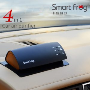 空氣凈化器_卡smartfrog多功能uv燈負(fù)離子光觸媒香薰機車載桌面空氣凈化器