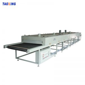 帶式干燥設備_1年質保隧道烘干線大型流水線高溫烘干爐玻璃絲印干燥設備定制