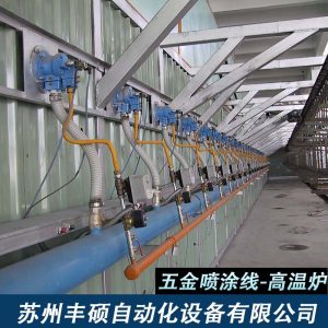 輸送機(jī)_全自動(dòng)五金噴涂線高溫烤漆爐吊空線高溫隧道爐涂裝生產(chǎn)線五