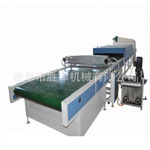 涂裝機(jī)_瓷磚背景墻UV淋涂生產(chǎn)線亮光效果好無氣泡固化一體機(jī)淋募機(jī)