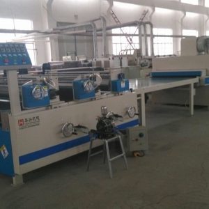 木皮板式家具專用UV油漆補(bǔ)土機(jī)、輥涂機(jī)、固化機(jī)生產(chǎn)線