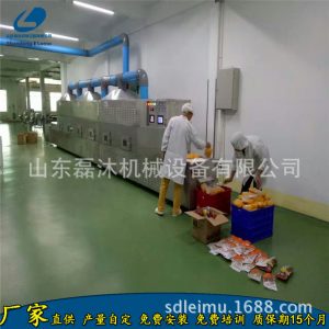 自動流程可食用吸管微波烘干設(shè)備20HM面制吸管干燥滅菌隧道爐