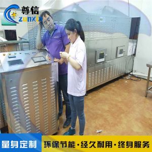 多功能微波加熱隧道爐中小學(xué)熱鏈盒飯微波加熱設(shè)備尊信微波爐